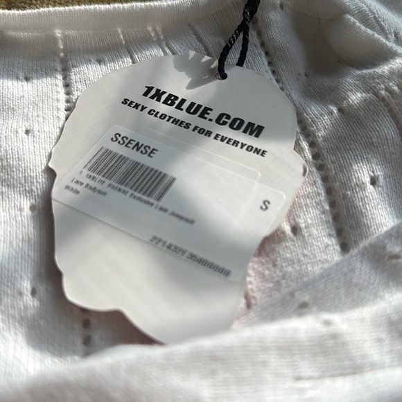 1XBLUE COTTON JUMPSUIT - never worn! - Picture 4 of 5